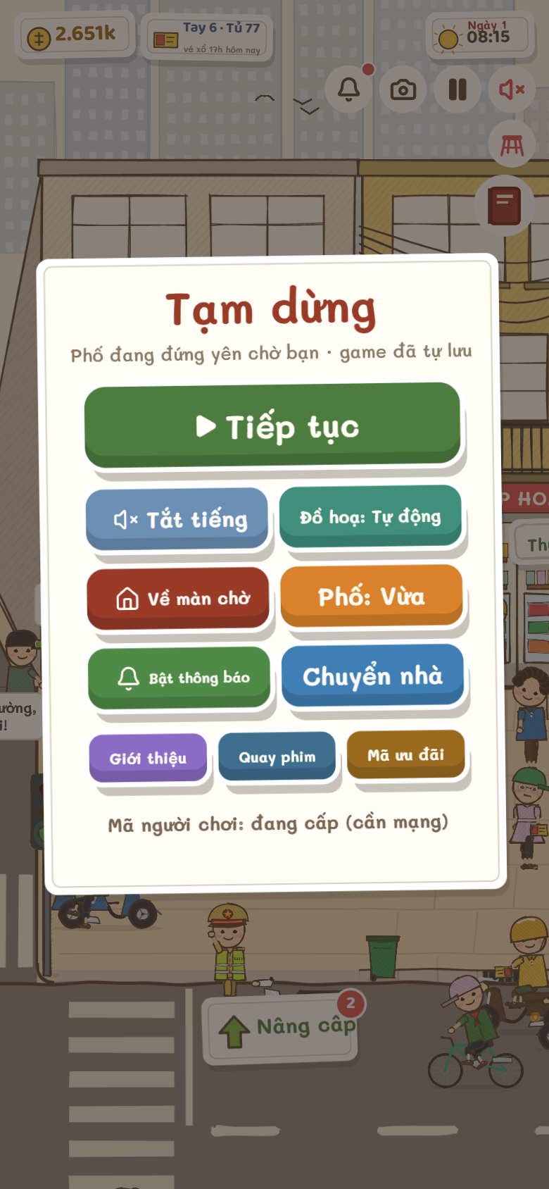 Bảng Tạm dừng